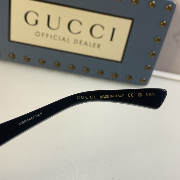 New Gucci Women's GG0163SN 001 51mm Sunglasses - Picture 9 of 12